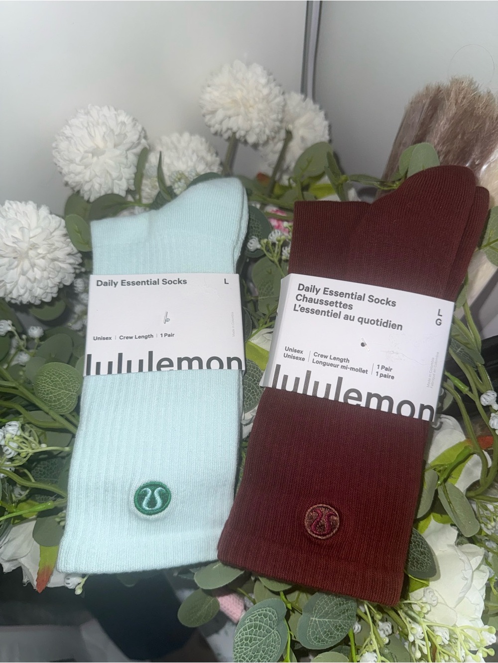 lululemon Socks BUNDLE- Daily Essential Crew Socks